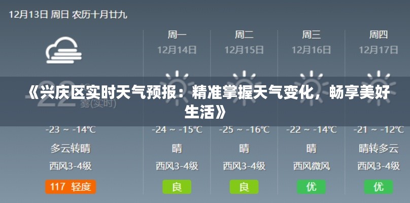 《興慶區(qū)實時天氣預(yù)報：精準(zhǔn)掌握天氣變化，暢享美好生活》