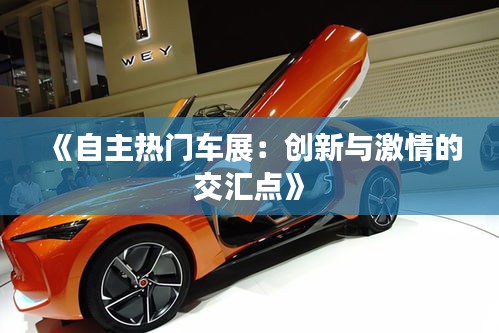 《自主熱門車展：創(chuàng)新與激情的交匯點》