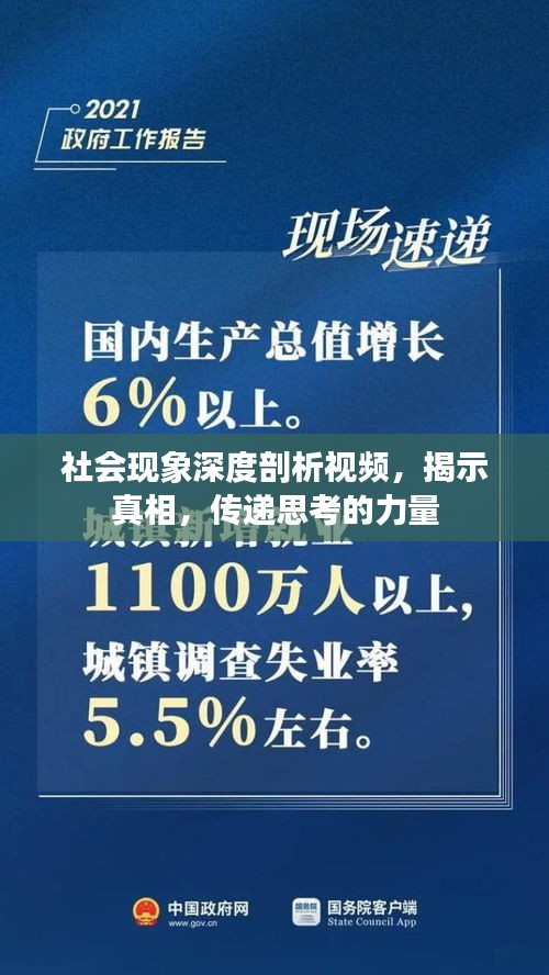 社會現(xiàn)象深度剖析視頻，揭示真相，傳遞思考的力量