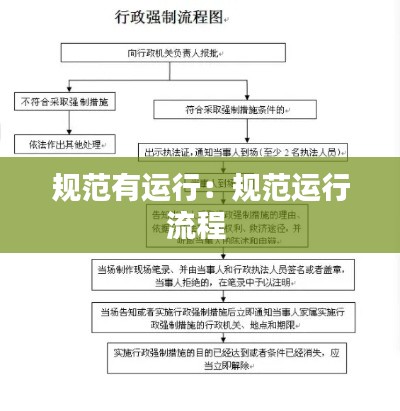 規(guī)范有運行：規(guī)范運行流程 