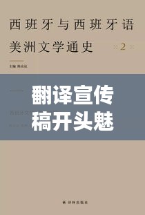 翻譯宣傳稿開頭魅力揭秘，技巧與藝術(shù)完美結(jié)合！